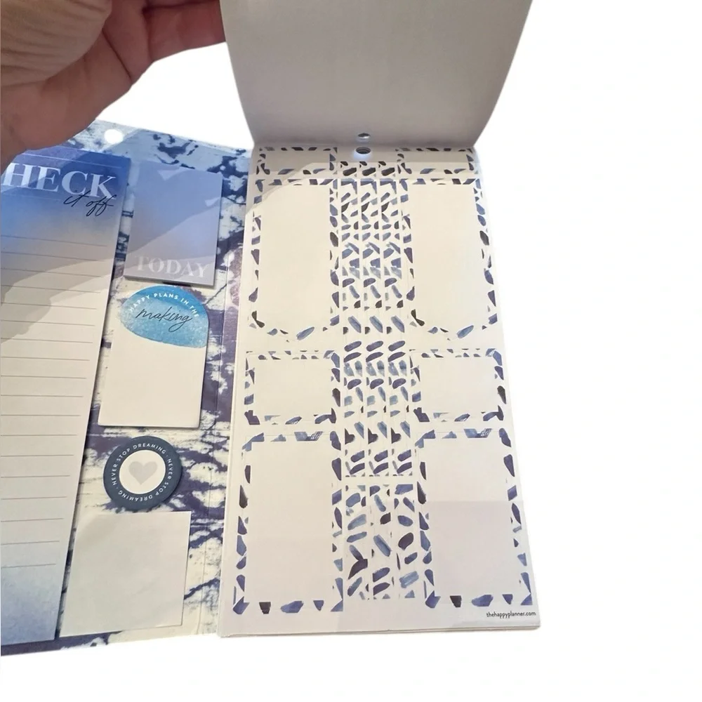The Happy Planner Dream Big Blue Tones Accessory Book